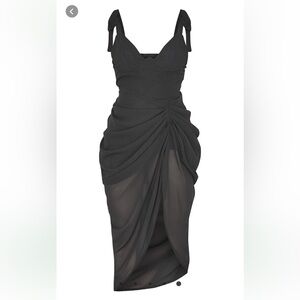 Pretty little thing underwire draped dress